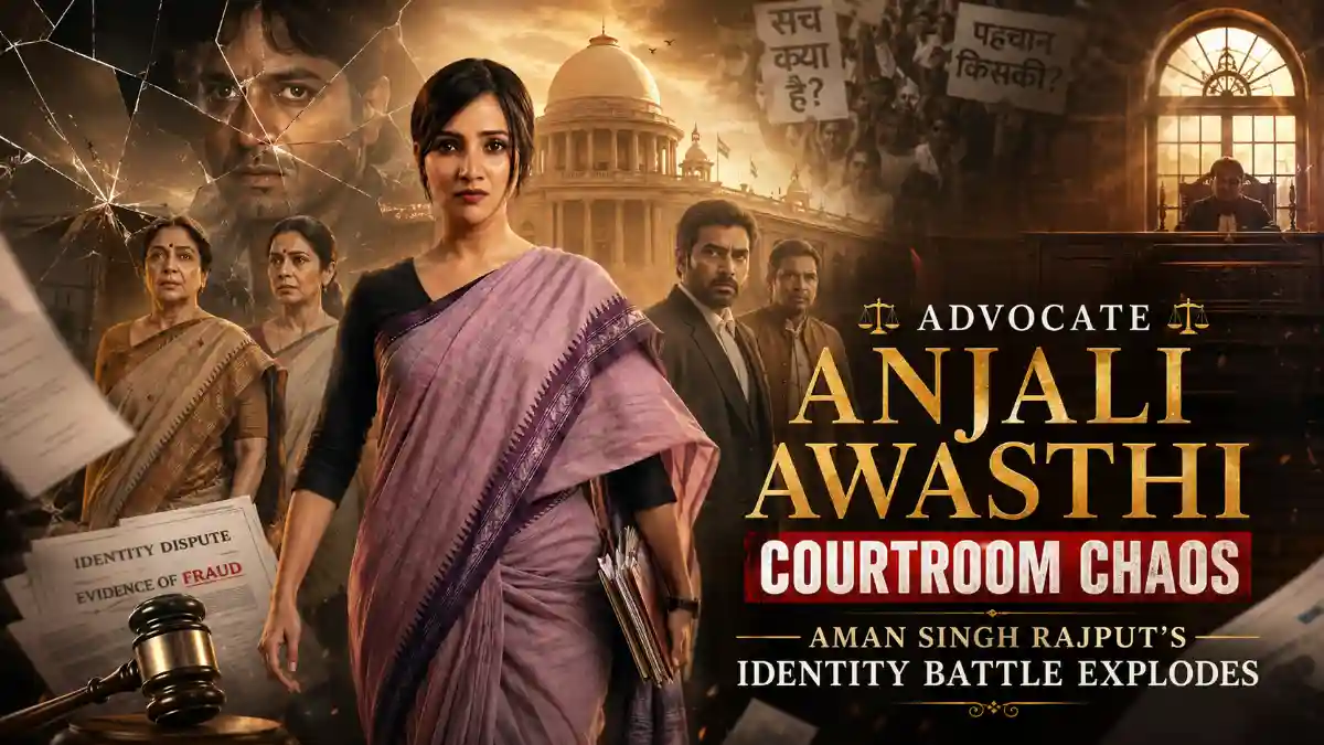 Advocate Anjali Awasthi Courtroom Chaos Aman Singh Rajput’s Identity Battle Explodes