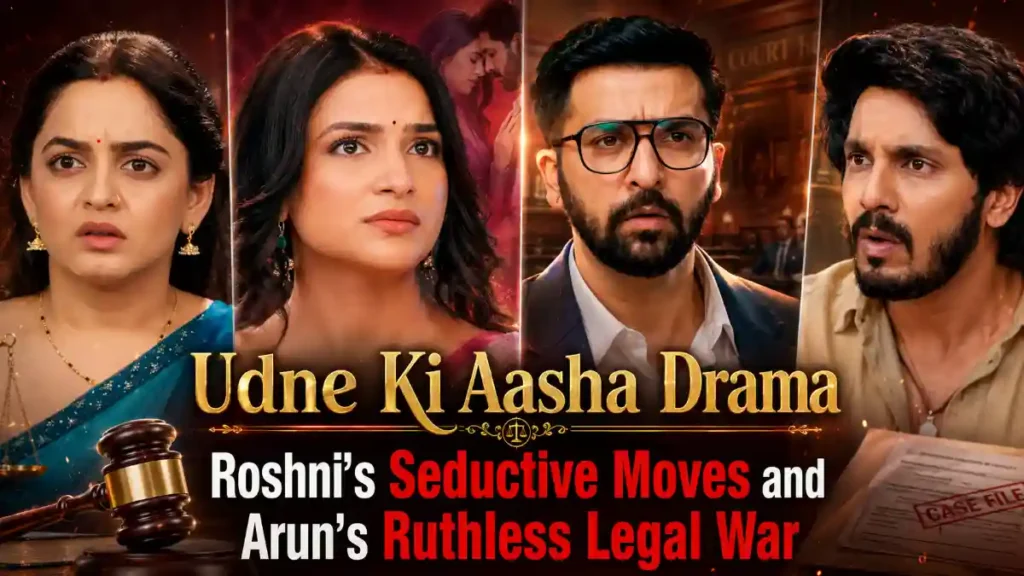 Udne Ki Aasha Drama: Roshni’s Seductive Moves and Arun’s Ruthless Legal War